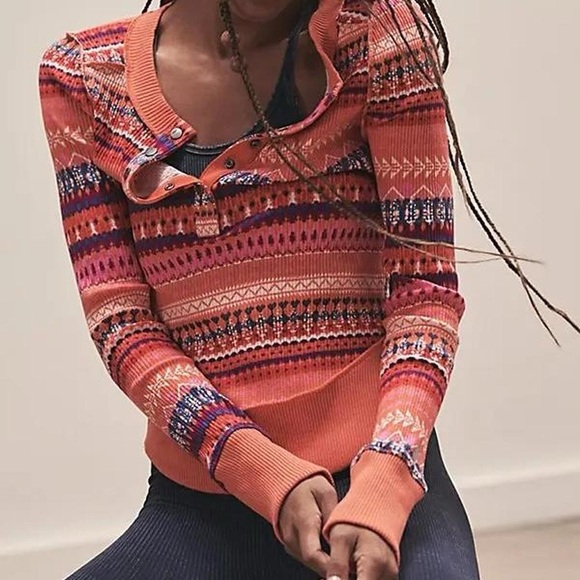 Free People Movement Rally Rib Henley - Picture 6 of 6